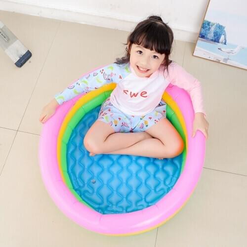 Swimming Pool for Kids, Inflatable Kiddie Pool, Children Household Thicken Swimming Pool for Outdoor, Backyard, Garden