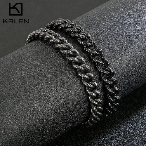 10mm Small Cuban Chains Bracelet Men Stainless Steel Party Jewelry