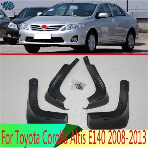 Mud Flaps For Toyota Corolla Altis E140 2008 2009 2010 20112013 Mudflaps Splash Guards Mud Flap Front Rear Mudguards Fender