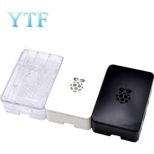 Black and White and Transparent ABS High Quality Shell for Raspberry 3 b+ case Model B