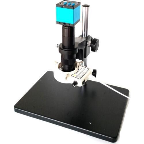 Full set HD 1080P 16MP HDMI USB Soldering Video Microscope Camera 180X 300X C-Mount lens Video Electronic PCB phone Repair