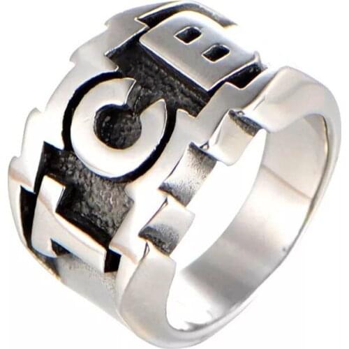 Support Dropship Size 7-15 Take Care of Business Cool Ring 316L Stainless Steel Fashion Jewelry TCB Ring