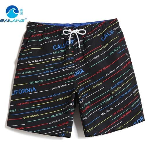 Gailang Brand Quick Drying Mens Beach Shorts Board Boxer Trunks Shorts Plus Size Men Swimwear Swimsuits Summer Fashion Bottoms