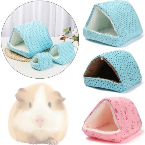Soft Small Animal Hammock Nest Ferret Rabbit Guinea Pig Rat Hamster Mice Bed Toy Warmer House Cave Mini Cage Pets Supplies Cute
