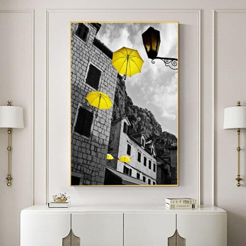 Black And White Landscape DIY Cross Stitch Embroidery 11CT Kits Craft Needlework Set Cotton Thread Printed Canvas Design