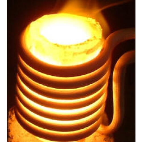 Desktop induction heating Melting furnace excellent for melting gold silver brass copper ,bronze etc 0.5-5kgs