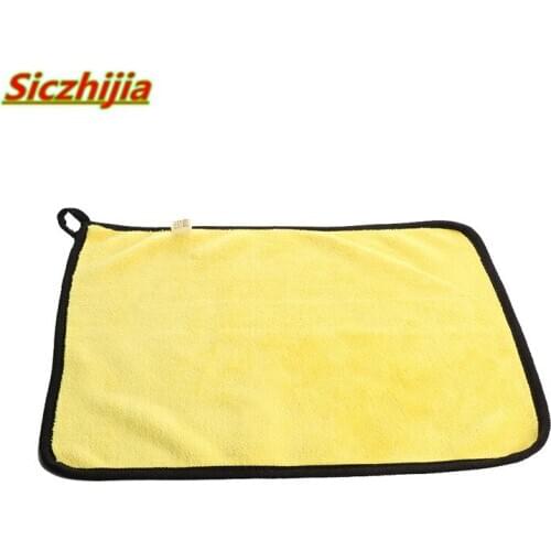2018 new 30 * 40cm car wash with microfiber towel drying cleaning cloth for Hyundai ix35 iX45 iX25 i20 i30 Sonata,Verna,Solaris