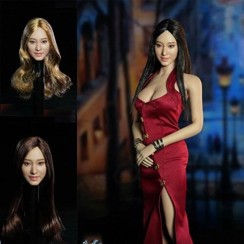 New Arrival SUPER DUCK 1/6 SDH020A SDH020B SDH020C Suntan Head Sculpt Fit 12" Female Phicen TBL Figure Body