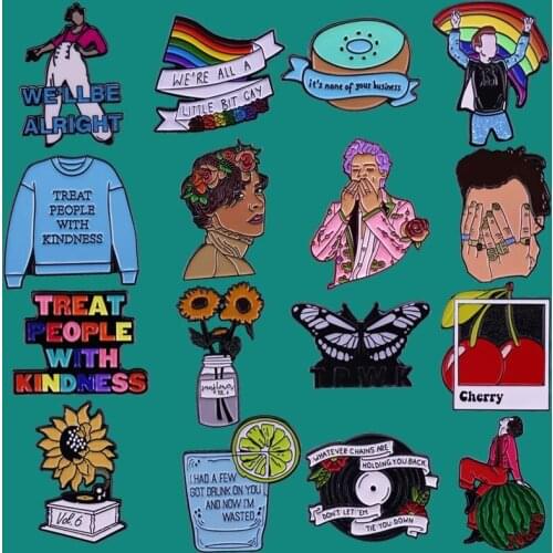 Harry Styles New Album Lights Up Enamel Pins Brooch Collecting Lapel Badges Men Women Fashion Jewelry Gifts Adorn Backpack Hat