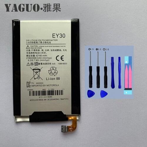 New Original Battery EY30 2300mAh For Motorola Moto X 2nd X2 XT1097 XT1092 XT1093 XT1095 XT1096 XT1085 + Tool Kits