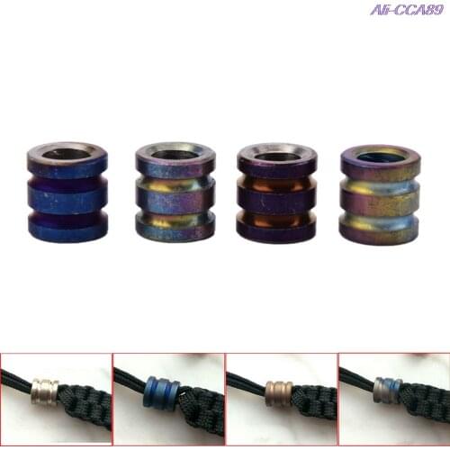 Titanium Alloy Knife Beads Umbrella Rope Fall Outdoor Knife EDC Knife Fall Titanium Alloy TC4 Pendant Multi Tools