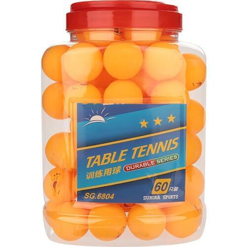 Orange and White 60Pcs Wholesale Ping Pong Balls Table Tennis Balls Ping-pong Pingpong White Balls Chinese