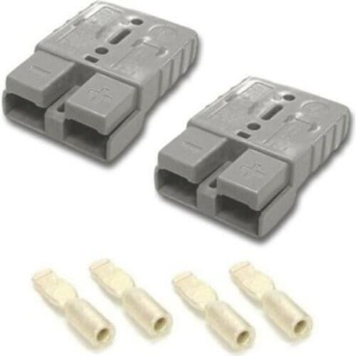 10 X Anderson Style Plug Connectors Dc Power Tool 50 Amp 12-24V 6Awg Forklift Battery Charging Plug 50A Connector