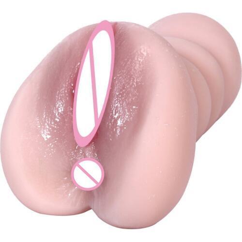 WMDOLL 100% Silicone Male Masturbators Pussy, Realistic Masturbator Cup Lifelike Vaginal Anal Sex Toys for Man Masturbation