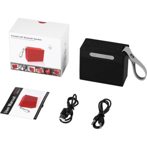 Outdoor Portable Hifi Wireless V4.2 Speaker with Enhanced Bass Waterproof IPX6 with 5W Audio Driver