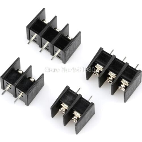 5pcs Pitch 7.62mm Straight Pin 2P 3P 4P 5P 6P 7P 8P Barrier Screw PCB Terminal Block Connector WJ25C-B 7.62mm pitch 300V 15A