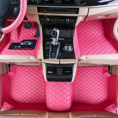 Car floor mat For ds3 5 Citroen c3 berlingo aircross c4 cactus picasso c5 kicks rug carpet march z50 accessories