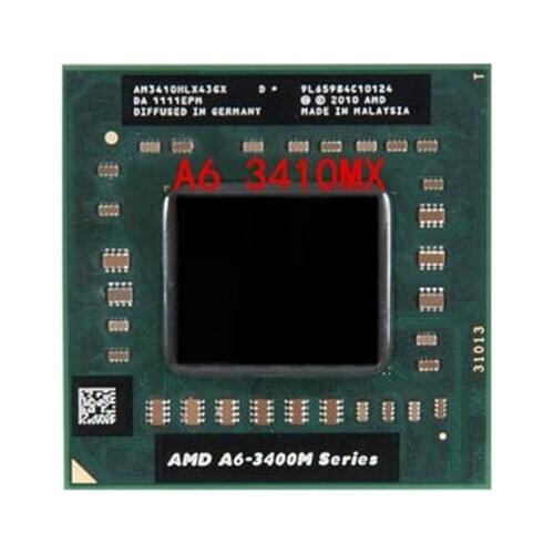 Free shipping AMD A6-3410MX APU Radeon HD 6520G A6 3410MX Quad-Core A6-Series APU processor A6 3400m