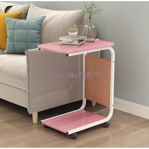 Side Table Movable Small Tea Table Simple Sofa Side Table Side Cabinet Nordic Corner Side Table Bedside Small Table Shelf