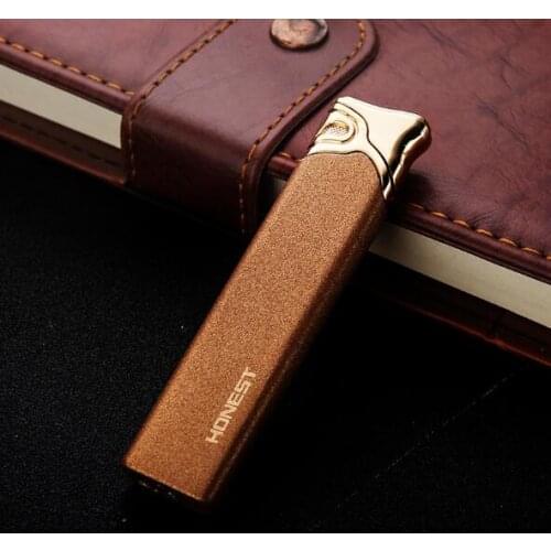 Honest Windshield Lighter, Metal Portable Personality Blue Flame Direct Fire CigaretteTool