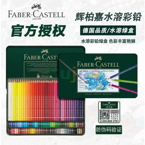 Faber-Castell Polychromos Artists' Color Pencils - Tin of 120 Colors - Premium Quality Artist Pencils,36/60/120 color