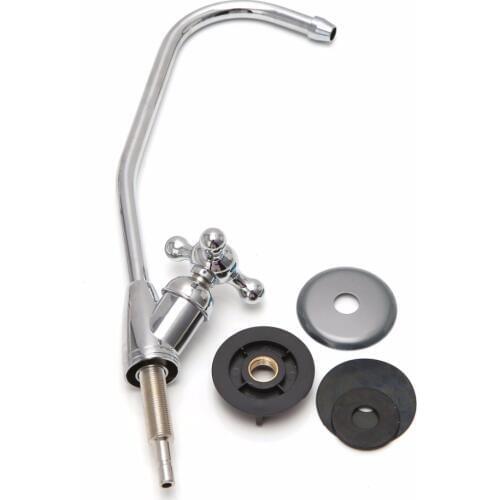 1/4" Reverse Osmosis System Stainless Steel RO Drinking Water Filter Faucet Tap With Accessories 10166