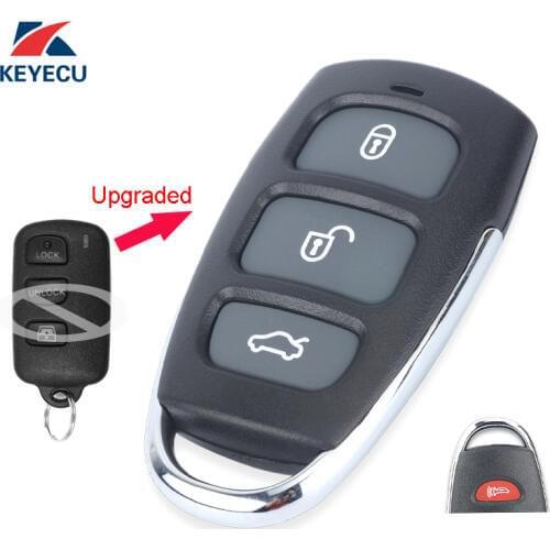 KEYECU Replacement Upgraded Remote Car Key Fob 3+1 Button for Toyota RAV4 4Runner Land Cruiser Sequoia FCC ID: ELVAT1B