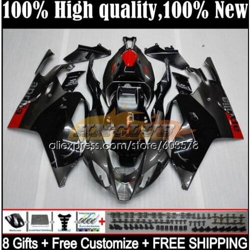 Kit For Aprilia Mille RSV 1000 R RR RSV1000RR 53CL.3 RSV1000R 1000R 2003 2004 2005 2006 RSV1000 03 04 05 06 Fairing Black grey