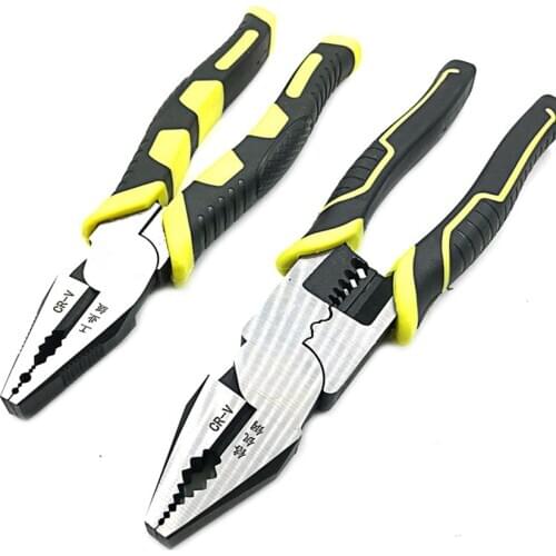 8 Inch / 9 Inch Long Nose Wire Cutter Labor-saving Wire Stripper and Bolt Cutter, Industrial Multi-function Pliers, CR-V