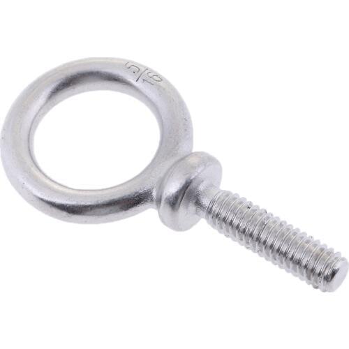 M6 304 Stainless Steel Lifting Round Ring Eye Screw Bolt for Marine Boat