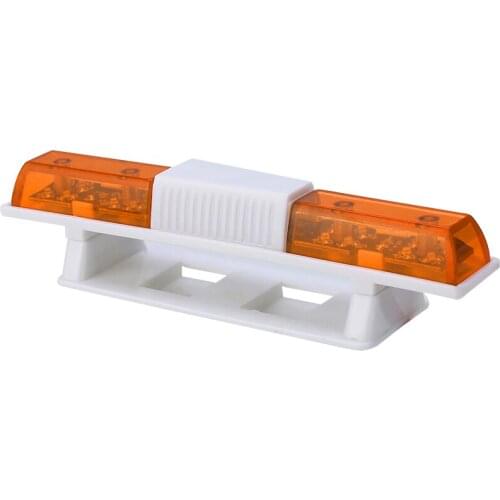 DC 4.6V-8V RC Model Car LED Night Flash Light 360 Degree Rotation Orange Ble/Red Led Flash Light RC Car Accessories