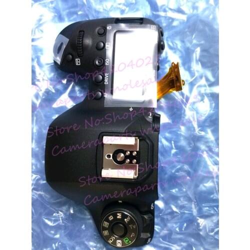 New original 6D MARK II TOP cover for canon 6D mark 2 open unit 6D II 6D2 Top with key and lcd camera repair part
