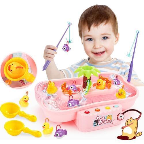 New educational Fishing Toys Bath Hook Games Rod Net Set for Childrens Model Play Outdoor Toy for Kids Christmas Gift