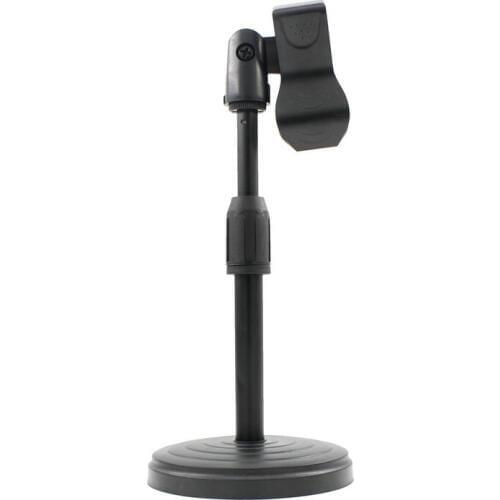 Adjustable Metal Desktop Table Mic Microphone Clamp Clip Holder Stand