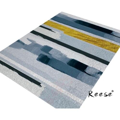Reese Abstract Area Rug Minimalistic Geometric Printed Anti Slip Carpets For Living Room Bedroom Diningroom Bathroom Hotel Study