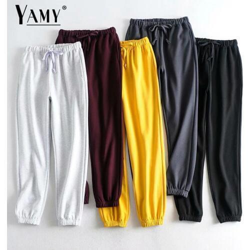YAMY Women's Trousers Harem Pants
