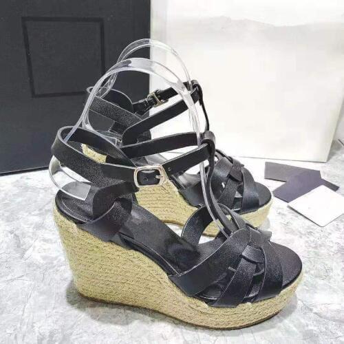 High Heels Sandals Women Wedges Shoes For Women Platform Sapato Feminino Weave Ladies Shoes Fashion Summer Sandalias Mujer 2020