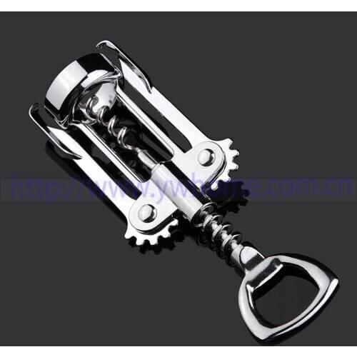 1 x Stainless Steel Waiter Metal Wine Corkscrew Bottle Beer Cap Opener