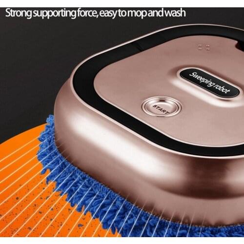 2 in 1 Auto Sweeping Robot Portable Floor Sweeper Robot Mopping Vacuum Cleaner Dry Wet Spray Cleaning Mop Machine
