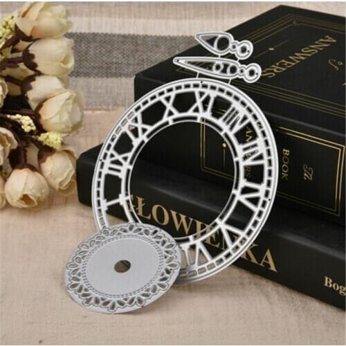 2020 Clock Metal Cutting Dies Scrapbooking Craft Dies Cuts Christmas DIY Album Card Make Stencils Die Template