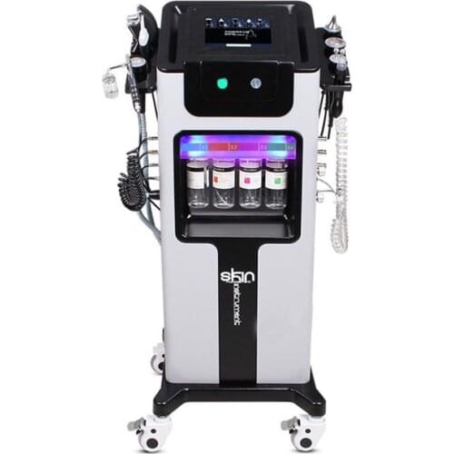 9 in 1 Dermabrasion Cleaning Facial Massage Face Lifting Cold Hammer Machine