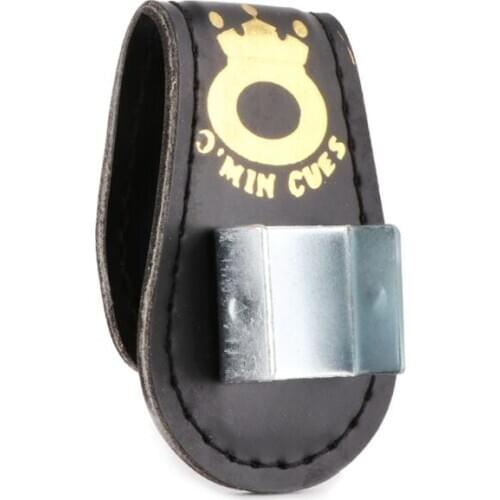 Pool Billiards Snooker Accessories Leather Magnetic Belt Clip Chalk Holder Accessory