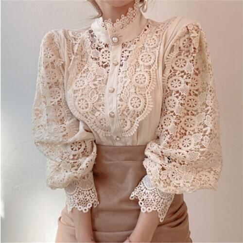 Comelsexy Stand-up Collar Blouses