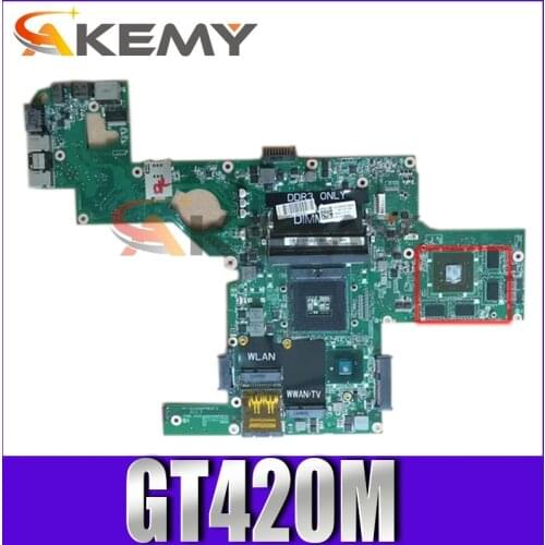 For DELL XPS 15 L501X GT420M Laptop Motherboard CN-0C9RHD 0C9RHD DAGM6BMB8F0 Notebook Mainboard HM57 N11P-GE-A1 DDR3