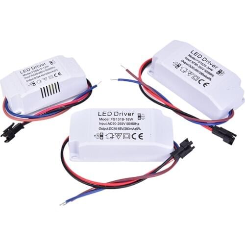 LED Constant Current Driver 90-265V 1-3W 4-7W 8-12W 13-18W 18-24W Power Supply Output 240mA External Drive For LED Downlight