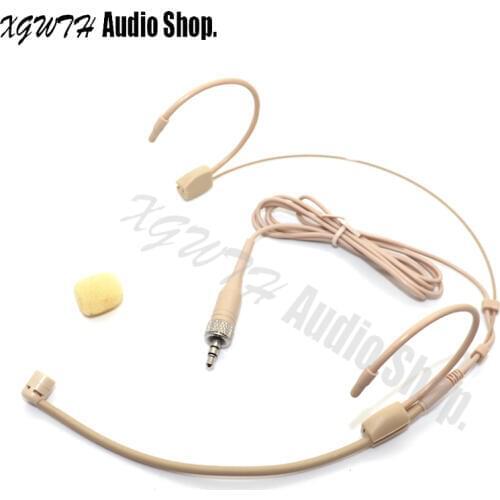 Head HeadMic Headset Microphone Dynamic Mic for Sennheiser G3 G2 XS Radio System 3.5mm Lock Stereo Unidirectional Cardioid Mic
