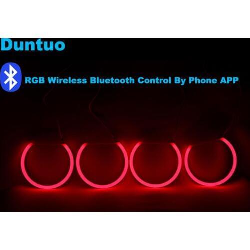 Angel Eyes Cotton Bluetooth Wireless RGB Controller Kit DRL For BMW E38 E39 E46 E90 E92 E36 E53 E60 E61 E81 E82 E83 E87 E88