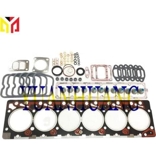 6BT 6BT5.9 6BTA5.9 Engine Full Gasket Kit Overhual Set 6735-K1-1110 6735-K2-1110 For Cummins Excavator Tractor Cylinder Head