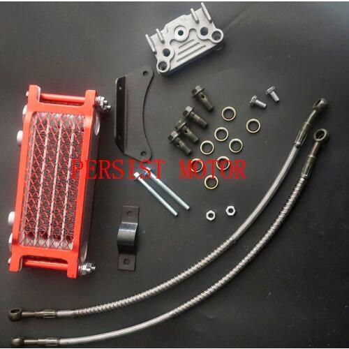 Oil cooler radiator engine dirt bike pitbike stunt ATV monkey Kayo stunt Irbis cr crf 125cc 140cc