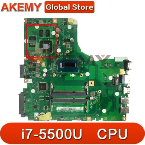Akemy Laptop Motherboard For ACER Aspire E5-473 i7-5500U Mainboard LA-C341P SR23W N16V-GM-B1 DDR3